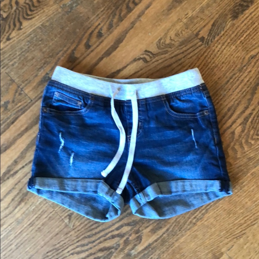 Justice Jean Shorts With Elastic Waist
